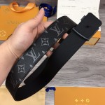 Replica LV Taiga Leather Initiales Reversible Belt