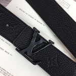 Replica lv shape 40mm belt black