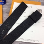 Replica lv shape 40mm belt black