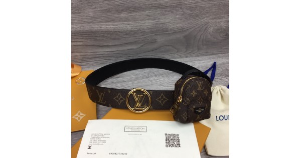 Louis Vuitton 2018 25mm Malletier Belt - Black Belts, Accessories