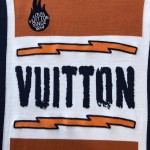 Replica Louis Vuitton Short-Sleeved Cotton T-Shirt 1AFANQ