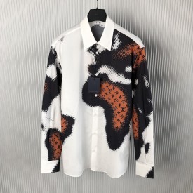 Replica Louis Vuitton Long-Sleeved Cotton Shirt