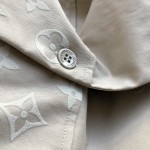 Replica Louis Vuitton Flocked Casual Cotton Overshirt