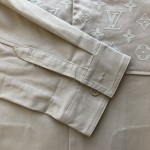 Replica Louis Vuitton Flocked Casual Cotton Overshirt