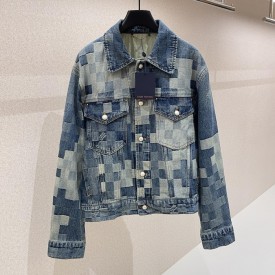 Replica Louis Vuitton Damier Classic Denim Jacket