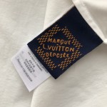 Replica Louis Vuitton Open Collar Short-Sleeved Cotton Shirt