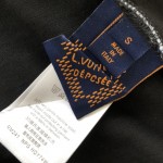 Replica Louis Vuitton Embroidered Signature Cotton T-Shirt