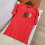 Replica Louis Vuitton Dragon Patch T-shirt Red