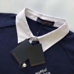Replica Louis Vuitton Embroidered Short-Sleeved Cotton Blend Polo Shirt