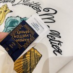 Replica Louis Vuitton Printed Short-Sleeved Cotton T-Shirt
