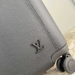 Replica Louis Vuitton Black Cowhide Horizon 55