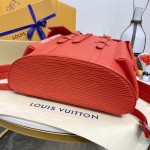 Replica Louis Vuitton Epi Christopher MM Red Backpack