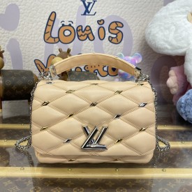Replica Louis Vuitton Lambskin Leather GO-14 MM