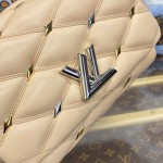 Replica Louis Vuitton Lambskin Leather GO-14 MM