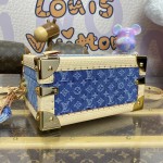 Replica Louis Vuitton Petite Valise Denim Bleu M24161