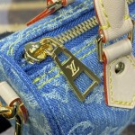 Replica Louis Vuitton Denim Nano Speedy Bag
