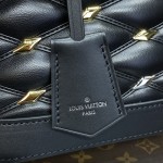 Replica Louis Vuitton Lambskin Leather Nano Alma