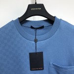 Replica Louis Vuitton Half Damier Pocket T-Shirt