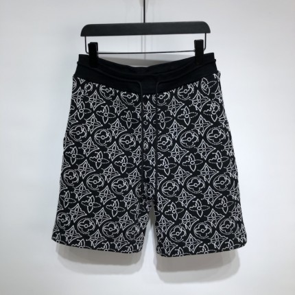 Replica LV x NBA Strategic Flowers Quilted Shorts