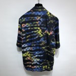 Replica Louis Vuitton Zipped Monogram Tie-Dye Shirt