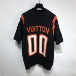 Replica Louis Vuitton Chunky Intarsia Football T-Shirt