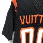 Replica Louis Vuitton Chunky Intarsia Football T-Shirt
