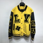 Replica Louis Vuitton Leather Embroidered Varsity
