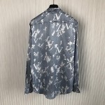 Replica LV Printed Leaf Regular Shirt