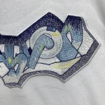 Replica 3D LV Graffiti Embroidered T-Shirt