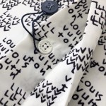 Replica Louis Vuitton Damier Spread Long-Sleeved Shirt