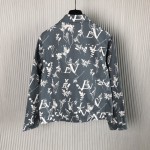 Replica Louis Vuitton DNA Leaf Denim Jacket