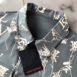 Replica Louis Vuitton DNA Leaf Denim Jacket