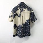 Replica Louis Vuitton Bandana Short-Sleeved Denim Shirt