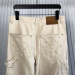 Louis Vuitton Monogram Workwear Denim Carpenter Pants 1AATHV