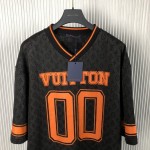 Replica Louis Vuitton Monogram Sporty V-Neck T-Shirt