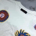 Replica LV x YK Embroidered Faces T-Shirt