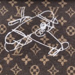 Replica Louis Vuitton Monogram Embroidered Wool Crewneck