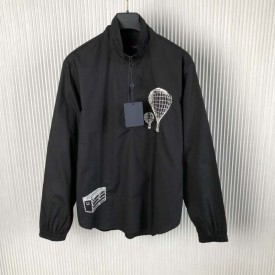 Replica Louis Vuitton Embroidered Zipped Shirt