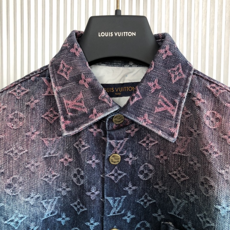 Louis Vuitton Monogram Gradient Denim Shirt
