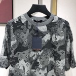 Replica LV Camo Jacquard T Shirt