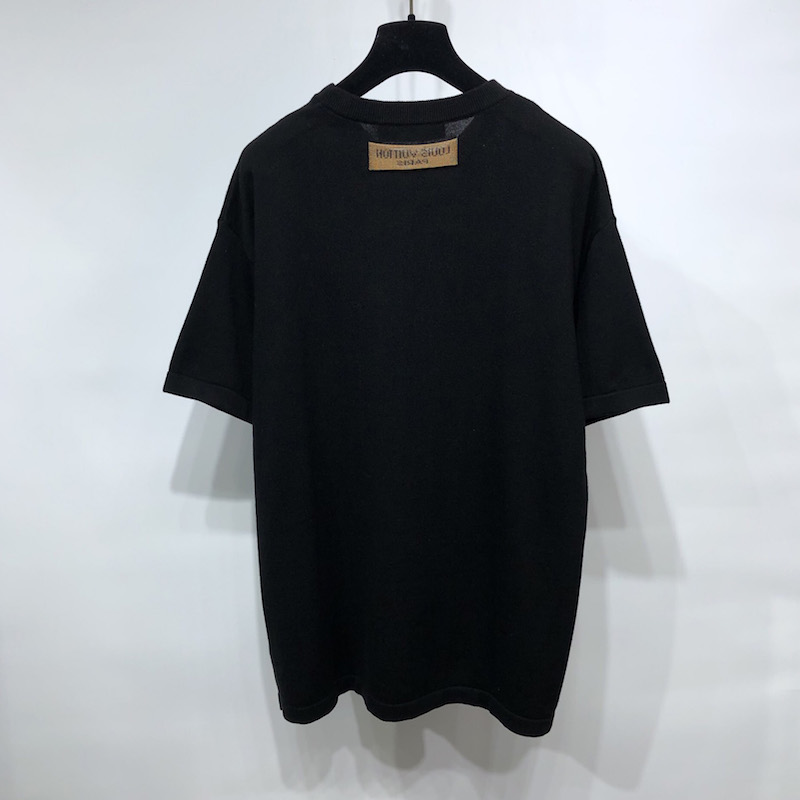 Louis Vuitton Maison LV Crewneck T shirt Black 1A99ZM
