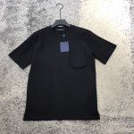 Replica LV Signature 3D Pocket Monogram T shirt Black