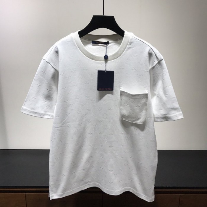LV Signature 3D Pocket Monogram T shirt White