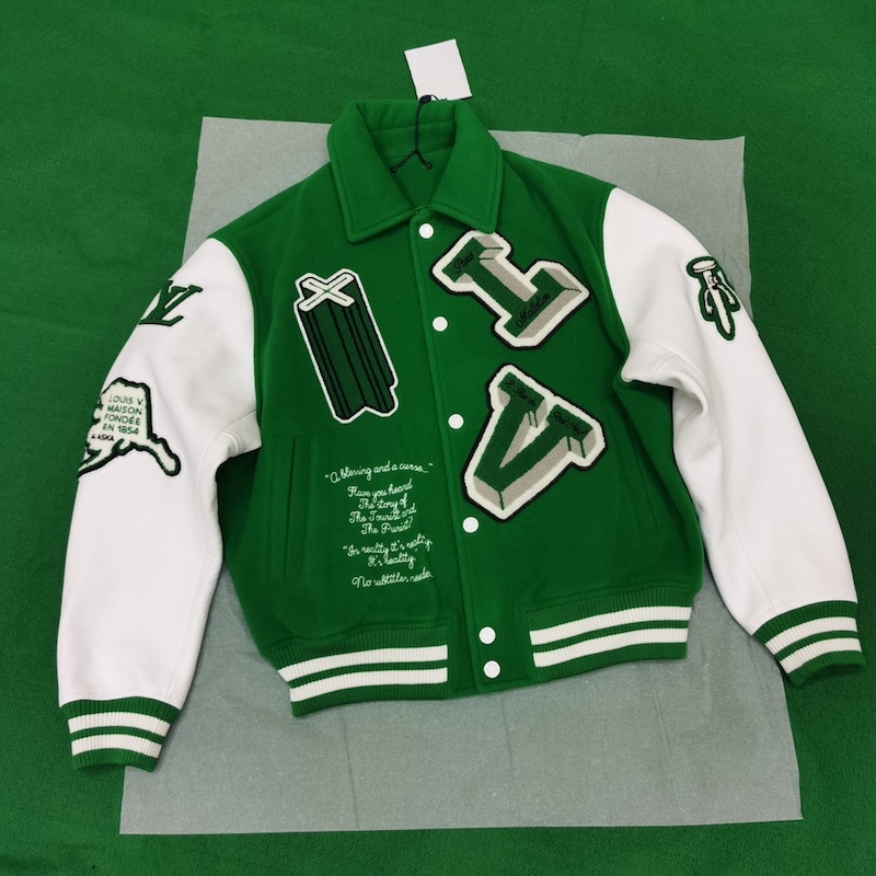 Green Louis Vuitton Jacket | semashow.com