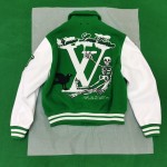 Replica LV Varsity Leather Jacket
