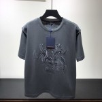 Replica LV Vegetal Lace Embroidery T Shirt