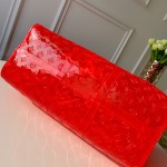 Replica LV Keepall Bandouliere 50 prism red