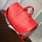 Replica Louis Vuitton Epi Leather Keepall Bandouliere 50 M23721 Red
