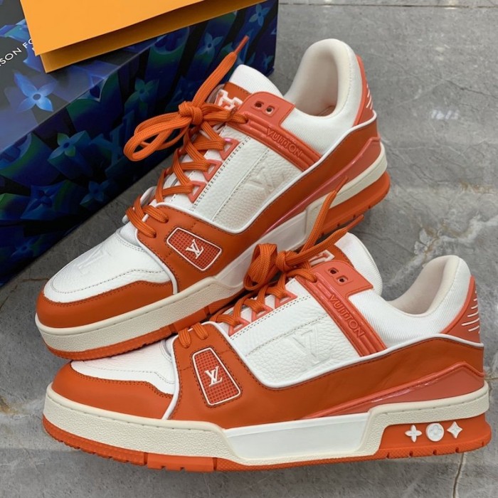 LV Trainer Sneaker Orange 1A811Q