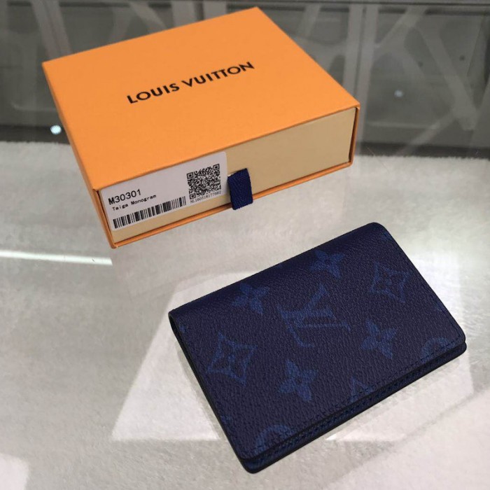 LOUIS VUITTON M30300 Taigarama Portefeuille Multiple Wallet Blanc W/ Box  Wx++